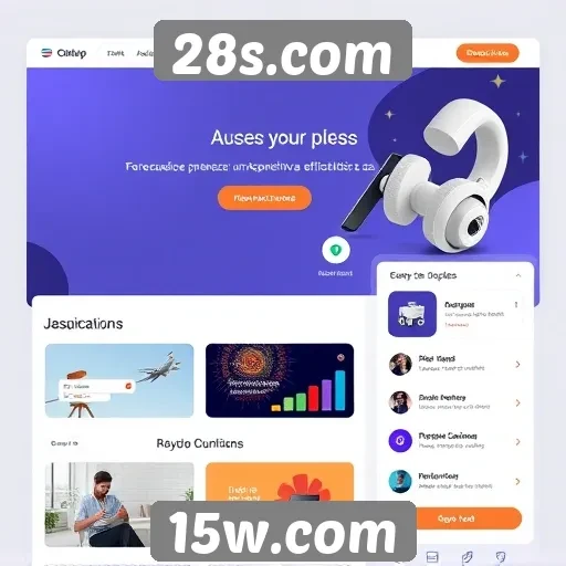 Interface do usuário do 28s.com e sua usabilidade
